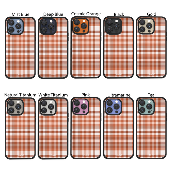 Pumpkin Plaid Stardust Snap