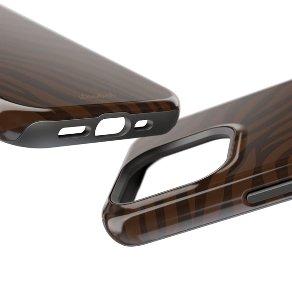 Cocoa Zebra MagSafe Phone Case
