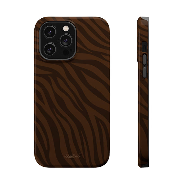 Cocoa Zebra MagSafe Phone Case