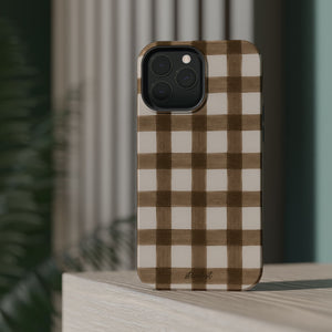 Cider Plaid MagSafe Phone Case