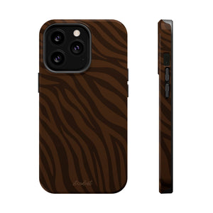 Cocoa Zebra MagSafe Phone Case