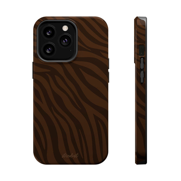 Cocoa Zebra MagSafe Phone Case