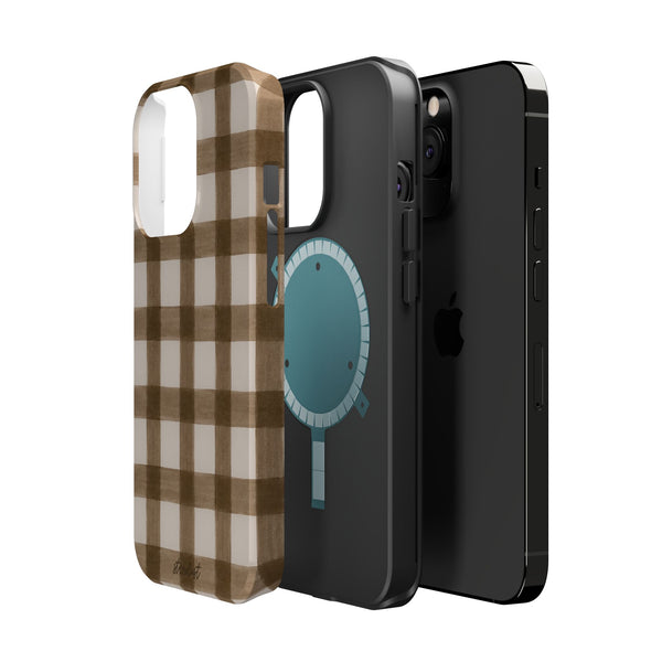 Cider Plaid MagSafe Phone Case