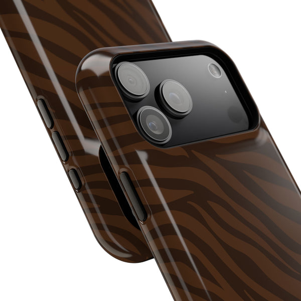 Cocoa Zebra MagSafe Phone Case