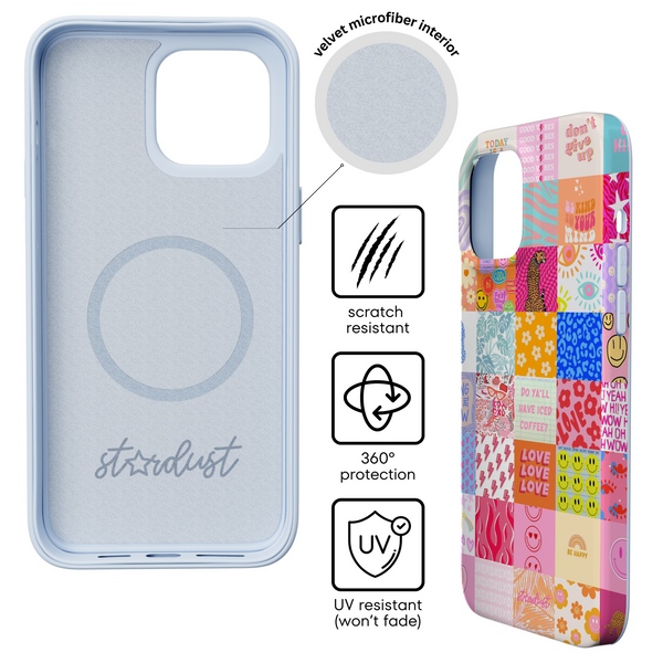 Preppy Collage MagSafe iPhone Case