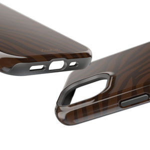 Cocoa Zebra MagSafe Phone Case