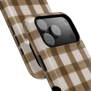 Cider Plaid MagSafe Phone Case