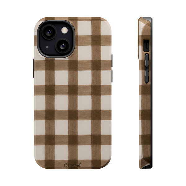Cider Plaid MagSafe Phone Case