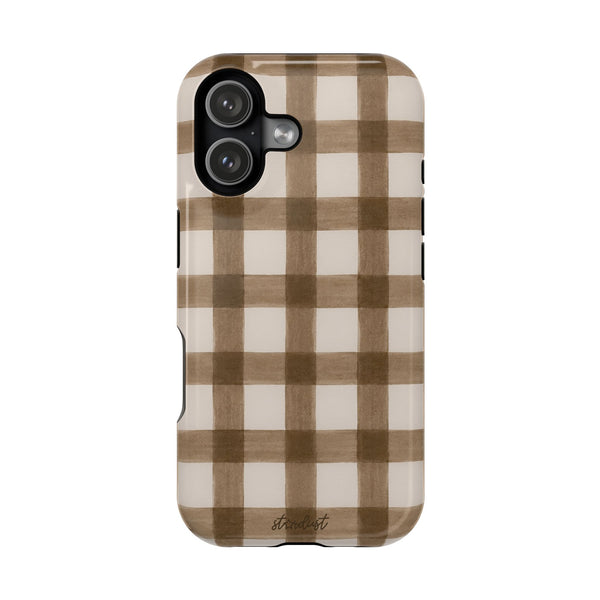 Cider Plaid MagSafe Phone Case