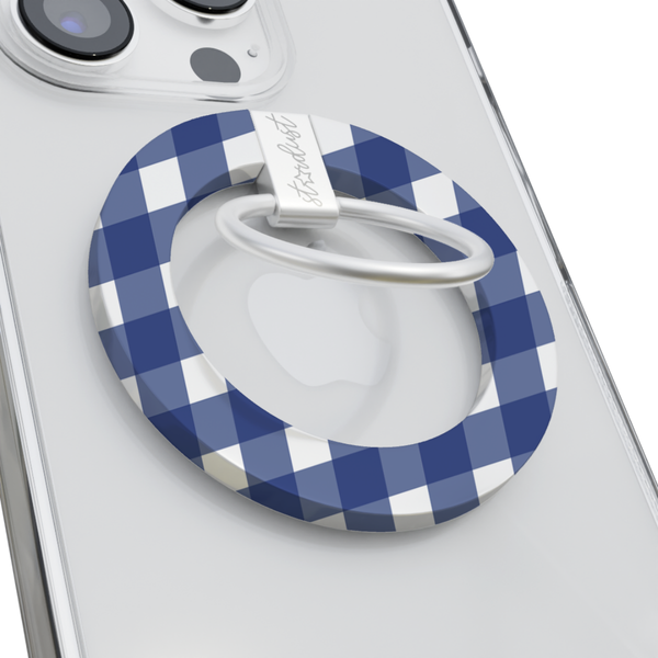 Blueberry Gingham MagSafe Phone Ring