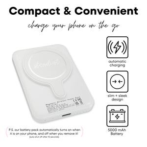 Frosted Pearl MagSafe Power Bank