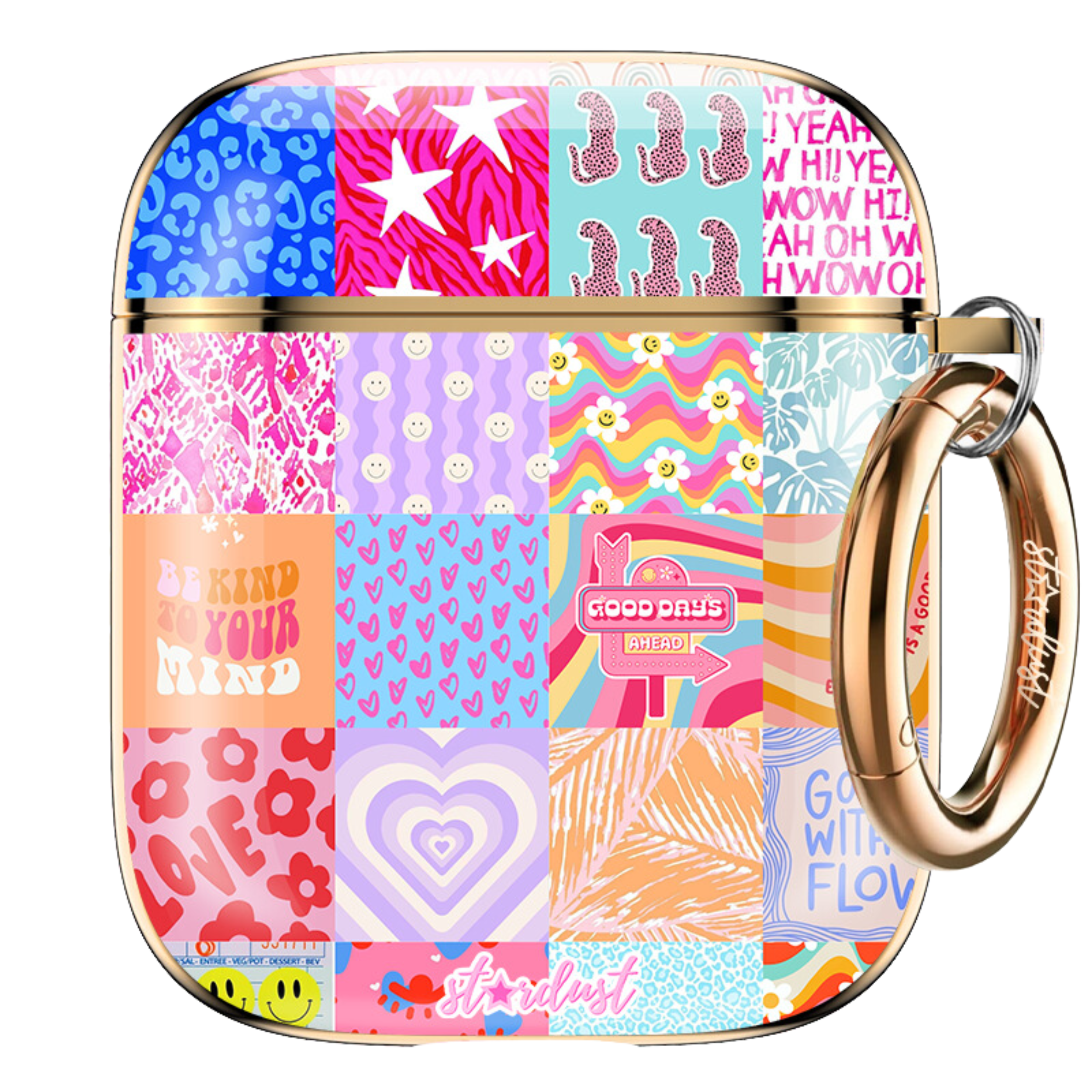 Preppy Collage AirPods Case