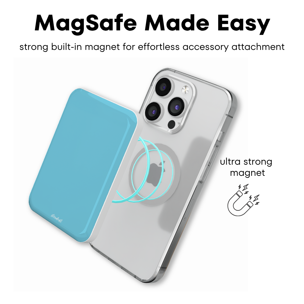 Teal MagSafe Power Bank