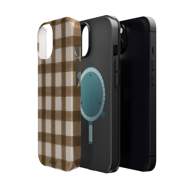 Cider Plaid MagSafe Phone Case