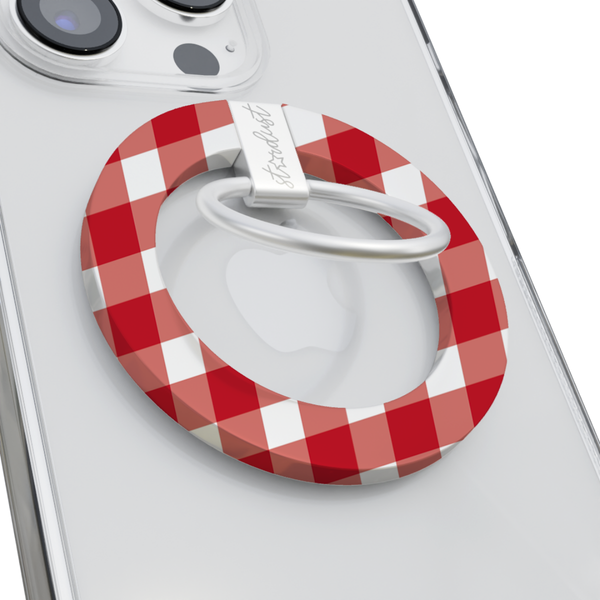 Strawberry Gingham MagSafe Phone Ring