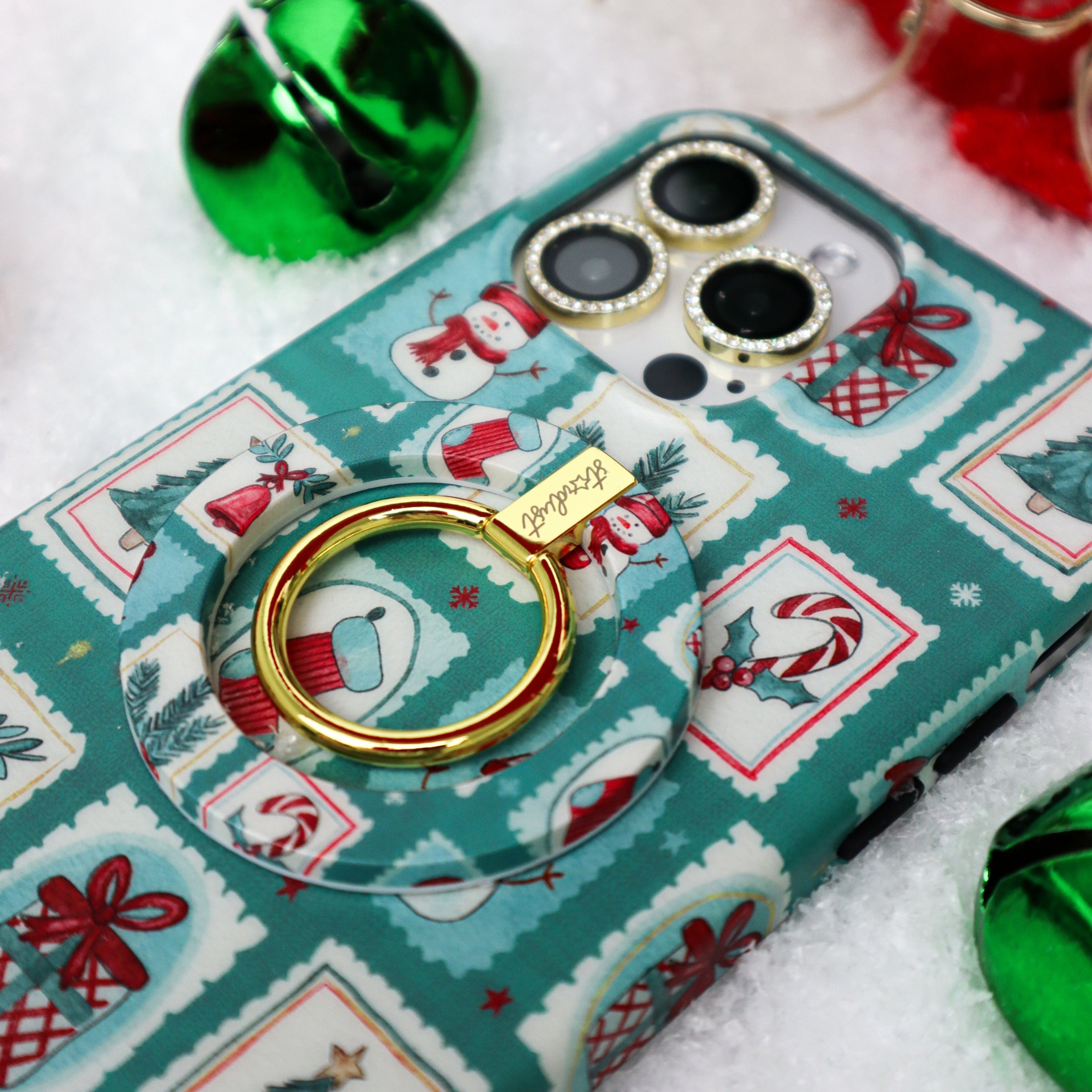 Santa's Stamps MagSafe Phone Ring