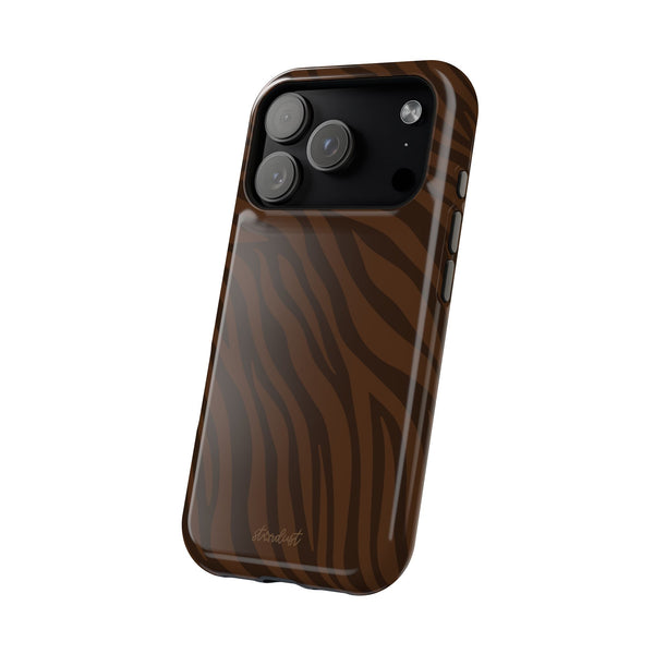 Cocoa Zebra MagSafe Phone Case