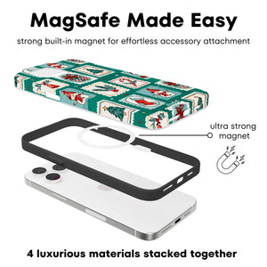Santa's Stamps MagSafe iPhone Case