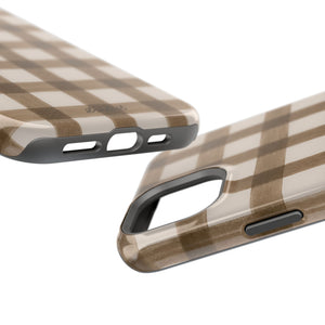 Cider Plaid MagSafe Phone Case