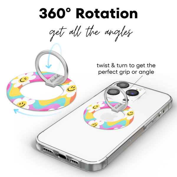 Wavy Daisy MagSafe Phone Ring