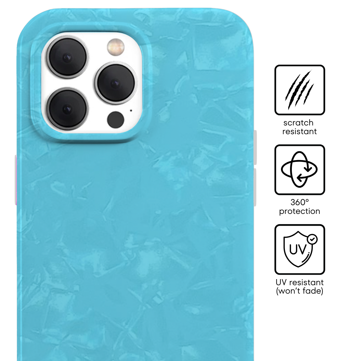 Cotton Candy Pearl MagSafe iPhone Case