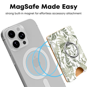 Sage Jungle MagSafe Wallet