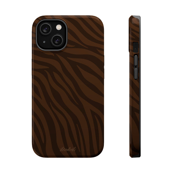 Cocoa Zebra MagSafe Phone Case