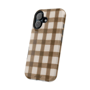 Cider Plaid MagSafe Phone Case