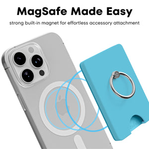 Teal MagSafe Wallet