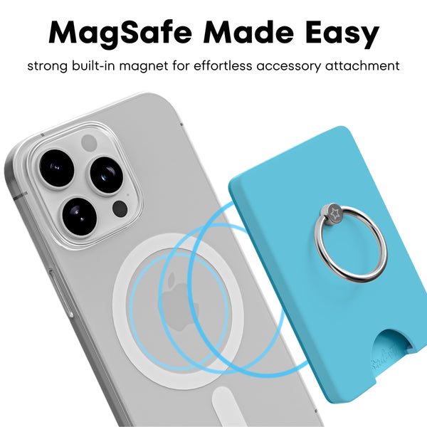 Teal MagSafe Wallet