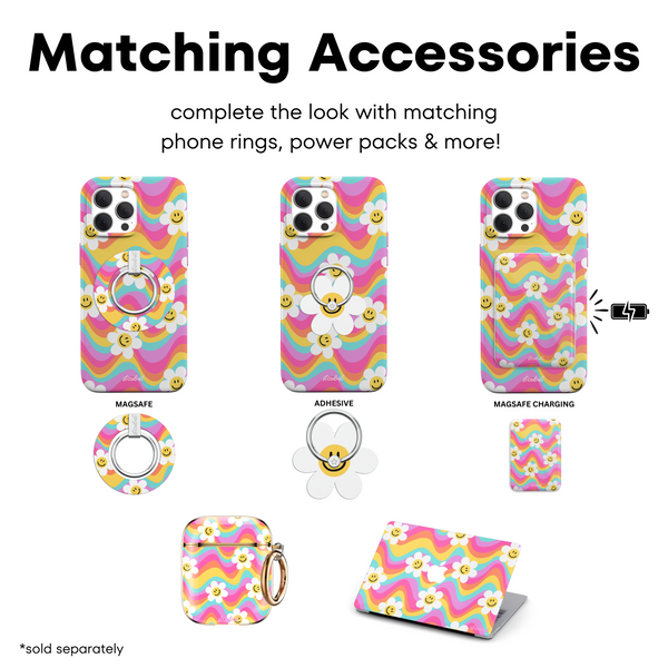 Wavy Daisy MagSafe iPhone Case