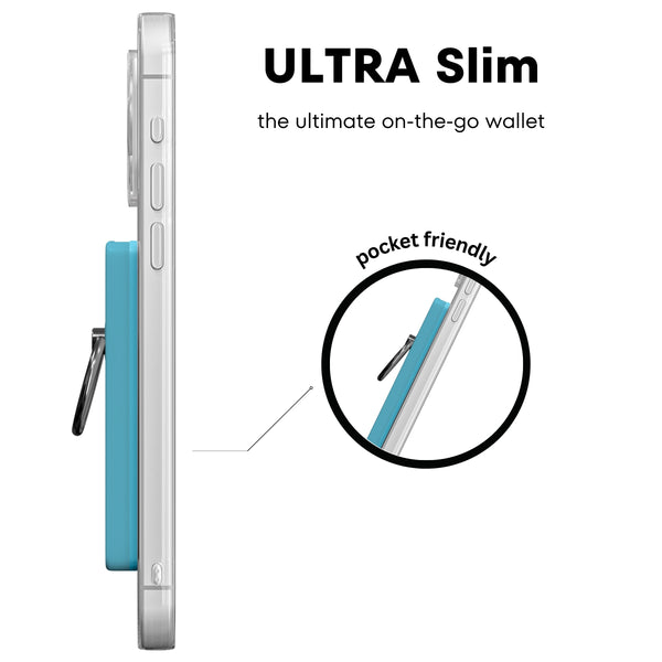 Teal MagSafe Wallet