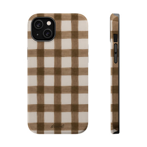 Cider Plaid MagSafe Phone Case