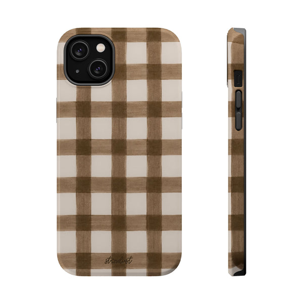 Cider Plaid MagSafe Phone Case