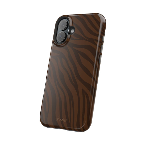 Cocoa Zebra MagSafe Phone Case