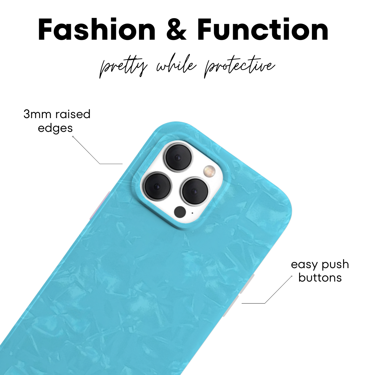 Cotton Candy Pearl MagSafe iPhone Case