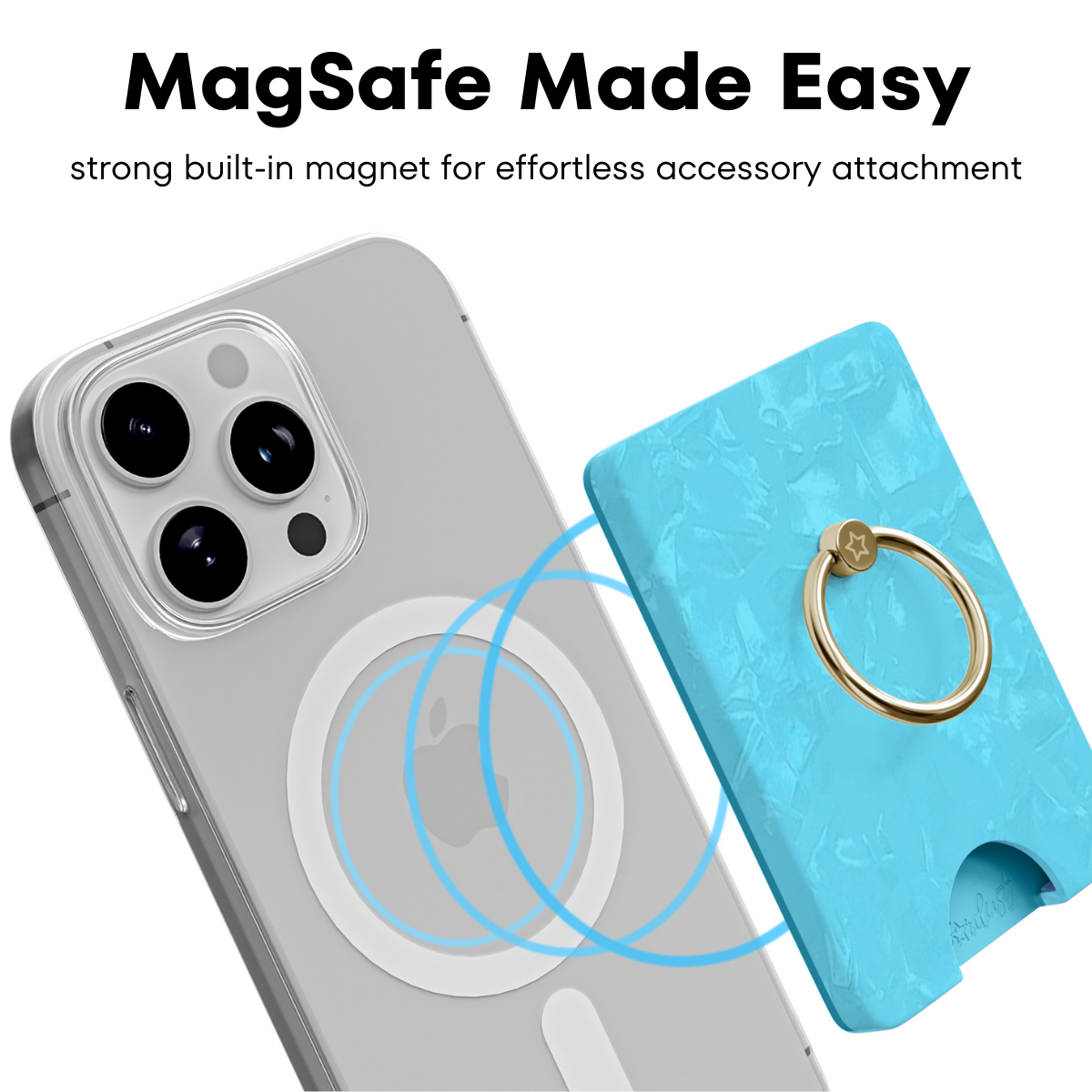 Cotton Candy Pearl MagSafe Wallet