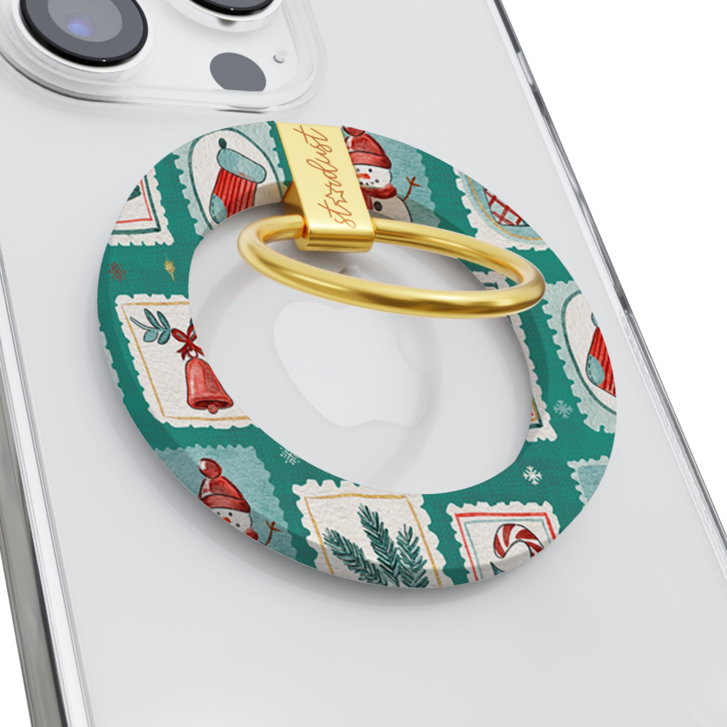 Santa's Stamps MagSafe Phone Ring