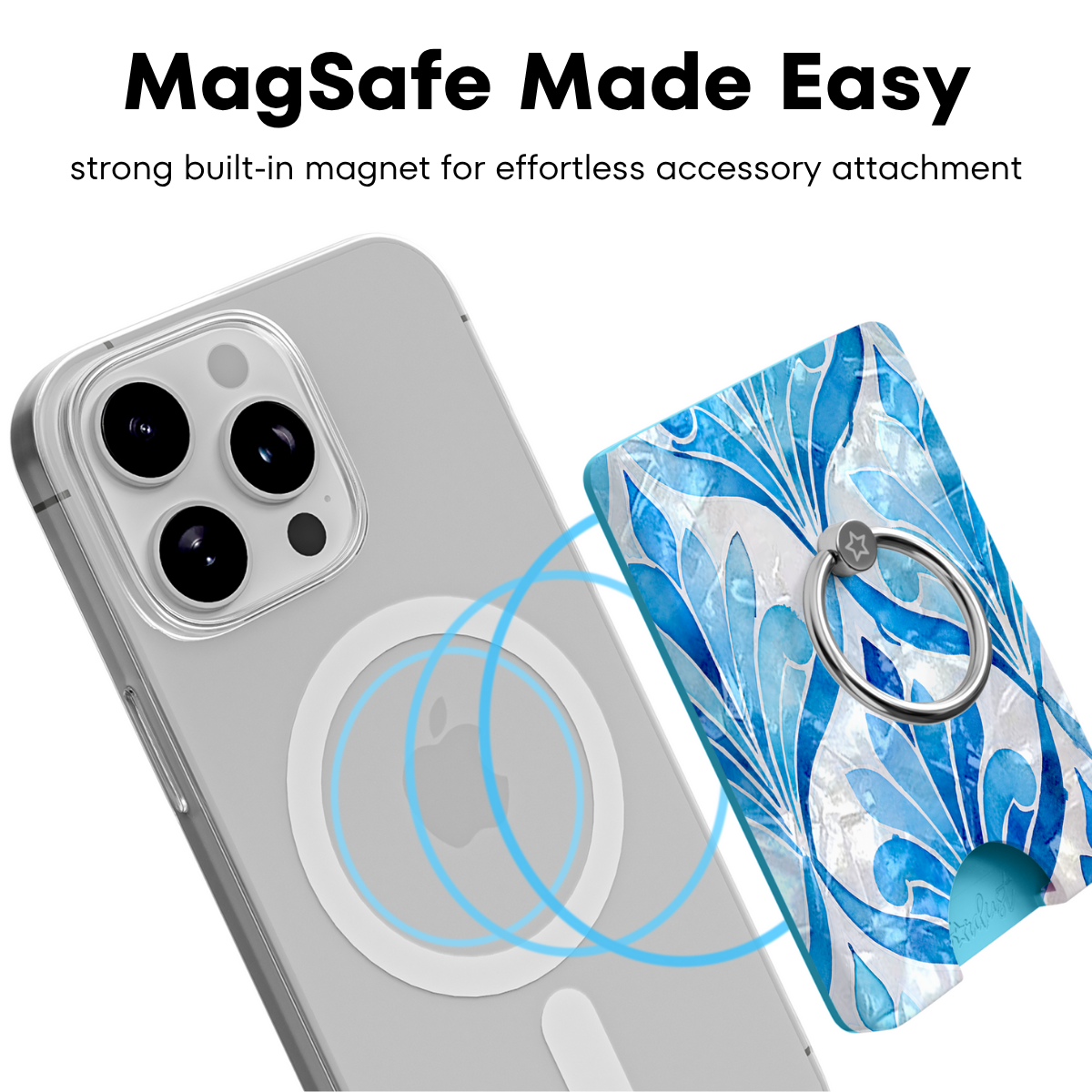Aquamarine Pearl MagSafe Wallet