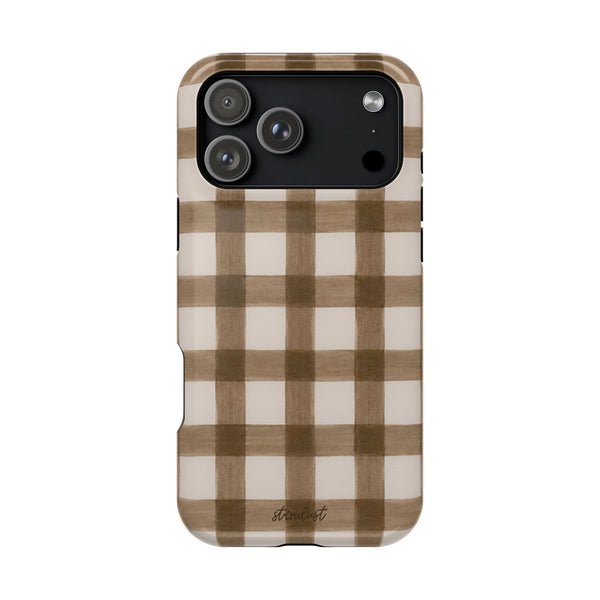 Cider Plaid MagSafe Phone Case