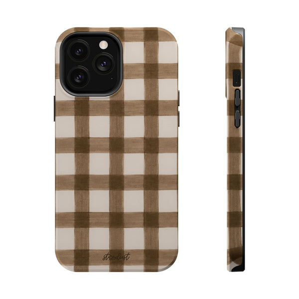 Cider Plaid MagSafe Phone Case