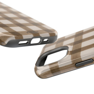 Cider Plaid MagSafe Phone Case
