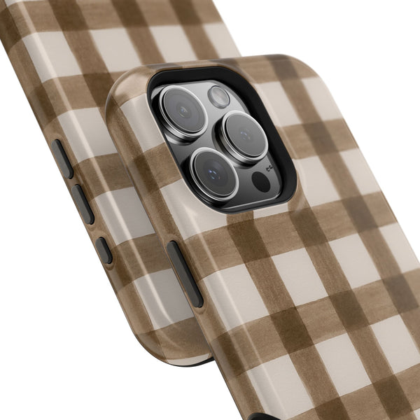 Cider Plaid MagSafe Phone Case