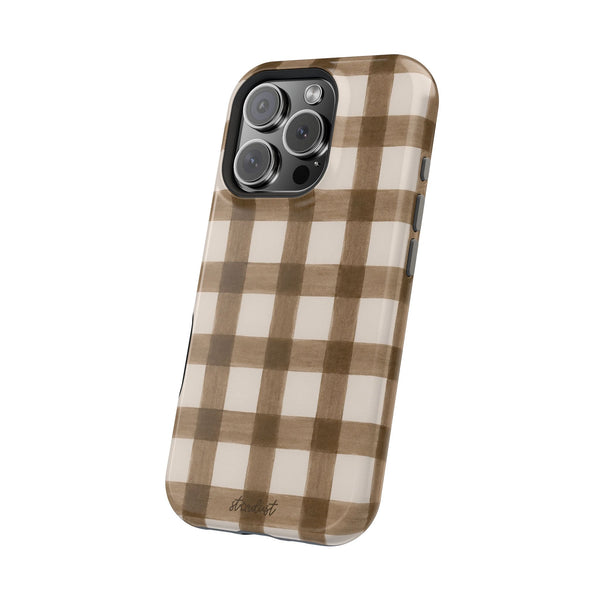 Cider Plaid MagSafe Phone Case