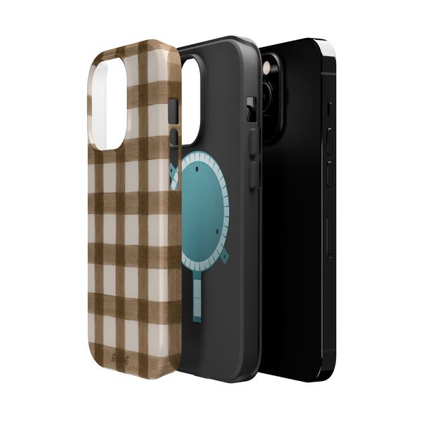 Cider Plaid MagSafe Phone Case