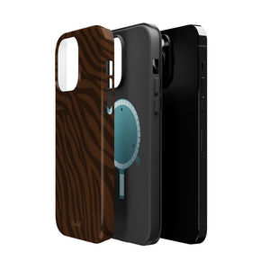 Cocoa Zebra MagSafe Phone Case
