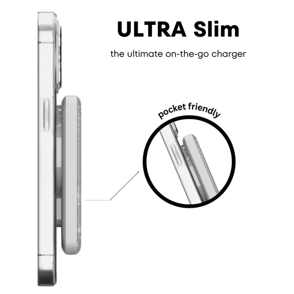 Frosted Pearl MagSafe Power Bank