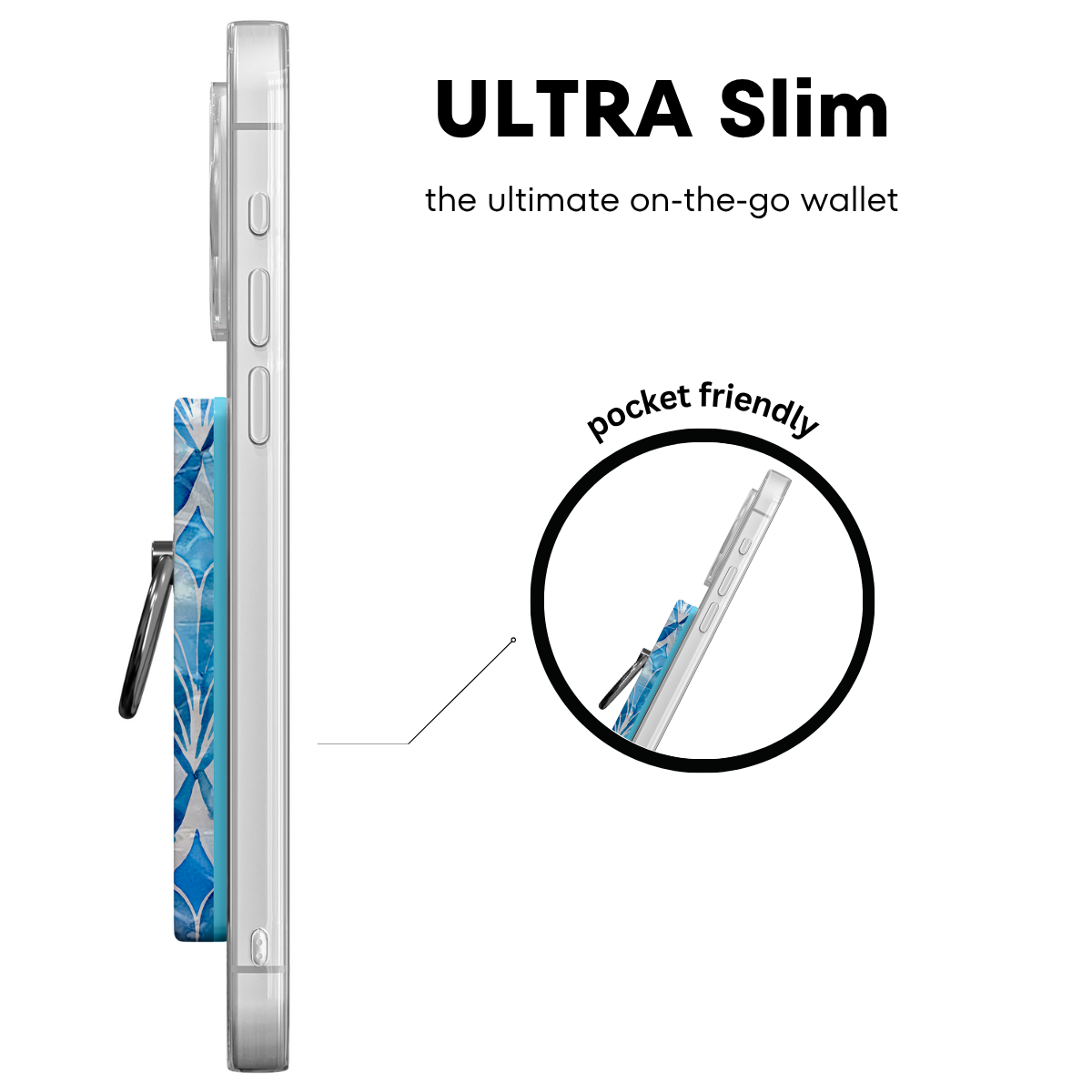 Aquamarine Pearl MagSafe Wallet