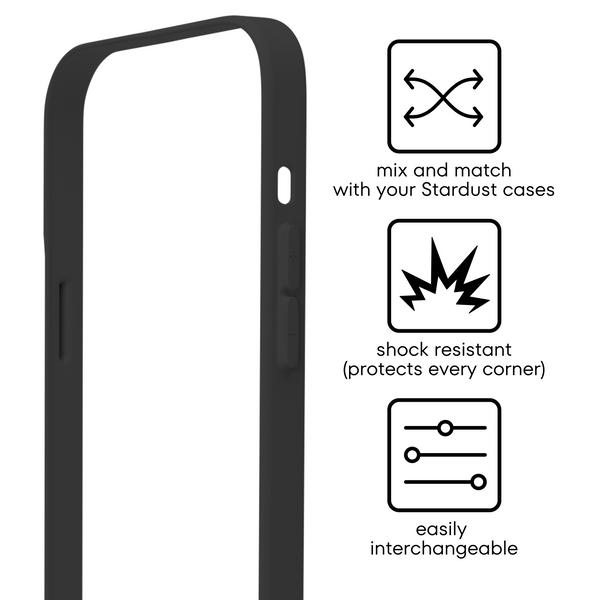 Border Android Hitam Black Phone Case Border
