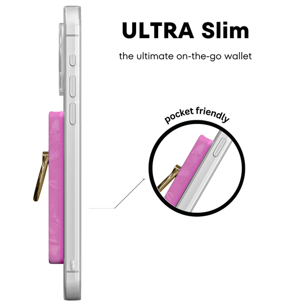 Pink Pearl MagSafe Wallet